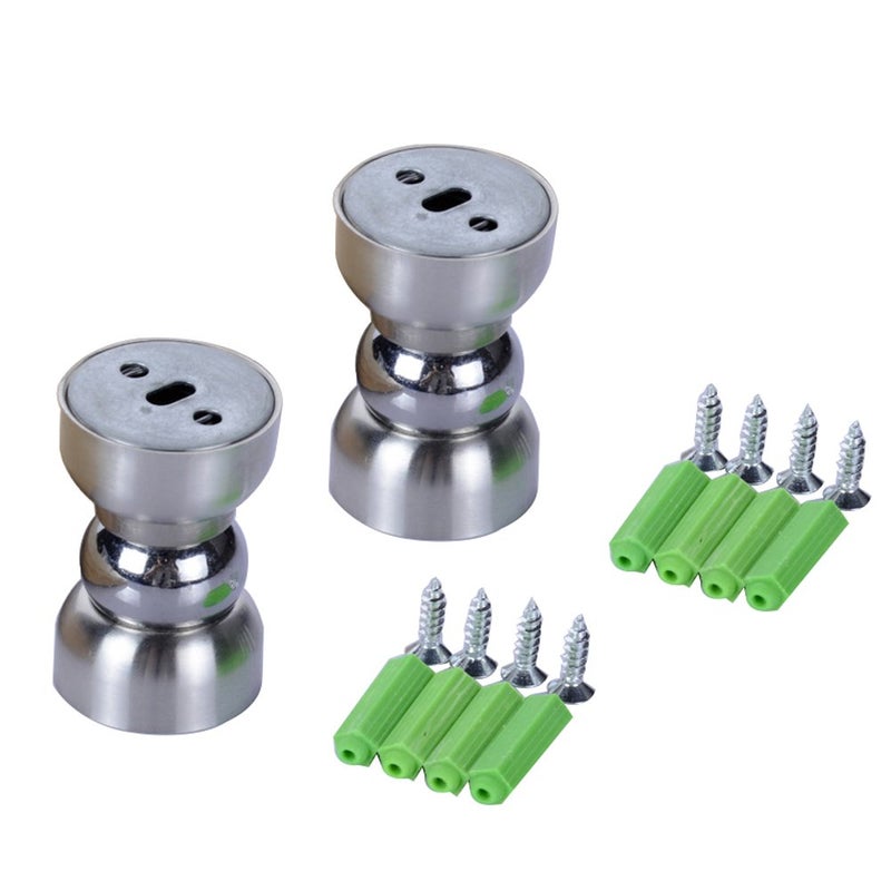 Cucumis Mini Powerful Magnetic Doorstop Cucumis 2 Pcs Stainless Steel Door Magnetic Door Stopper Heavy Duty Magnetism Door Holder for Bedroom Bathroom Kitchen Home Office - Image 1